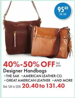 Boscov's Designer Handbags offer