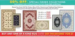 Boscov's RUGS SPECIAL ORDER COLLECTIONS offer
