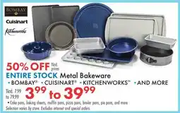 Boscov's ENTIRE STOCK Metal Bakeware offer