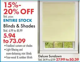 Boscov's Blinds & Shades offer