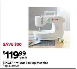 Michaels SINGER M1500 Sewing Machine offer