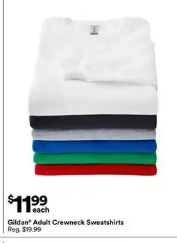 Michaels Gildan Adult Crewneck Sweatshirts offer