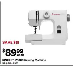 Michaels SINGER M1000 Sewing Machine offer