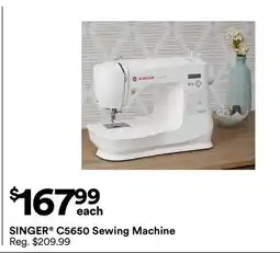 Michaels SINGER C5650 Sewing Machine offer