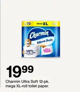 Target Charmin Ultra Soft 12-pk. mega XL-roll toilet paper offer