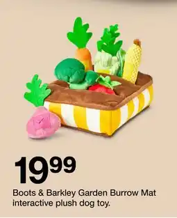 Target Boots & Barkley Garden Burrow Mat interactive plush dog toy offer