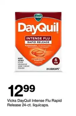 Target Vicks DayQuil Intense Flu Rapid Release offer