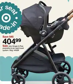 Target Joie Ginger & Rus prammette & car seat travel system offer