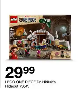 Target LEGO ONE PIECE Dr. Hiriluk's Hideout 75641 offer