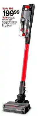 Target BISSELL FurGuard cordless stick vacuum offer