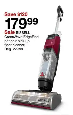 Target BISSELL CrossWave EdgeFind pet hair pick-up floor cleaner offer