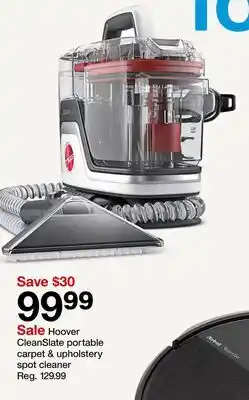 Target Hoover CleanState portable carpet & upholstery spot cleaner offer
