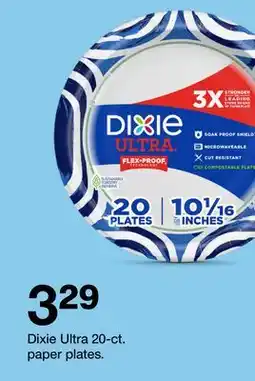 Target Dixie Ultra 20.ct. paper plates offer