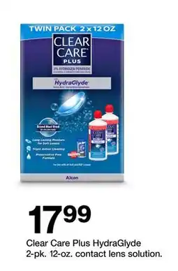 Target Clear Care Plus HydraGlyde offer