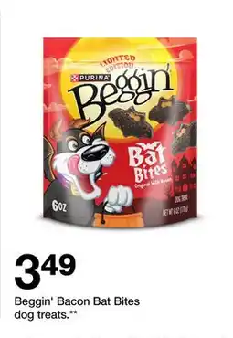 Target Beggin' Bacon Bat Bites dog treats offer