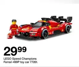 Target LEGO Speed Champions Ferrari 499P toy car 77261 offer