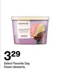 Target Select Favorite Day frozen desserts offer