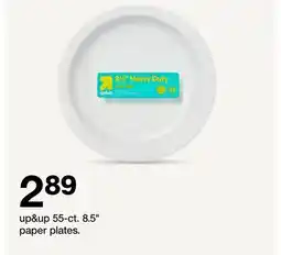 Target up&up 55-ct. 8.5 paper plates offer