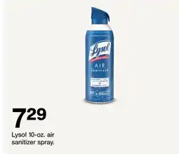Target Lysol 10-oz. air sanitizer spray offer