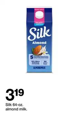 Target Silk 64-oz. almond milk offer