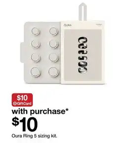 Target Oura Ring 5 sizing kit offer