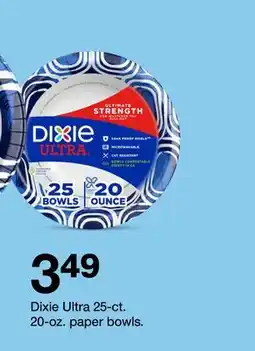 Target Dixie Ultra 25-ct. 20-oz. paper bowls offer