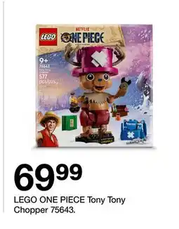Target LEGO ONE PIECE Tony Tony Chopper 75643 offer
