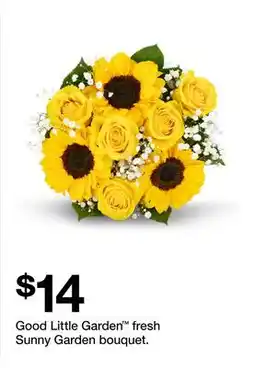 Target Good Little Garden fresh Sunny Garden bouquet offer