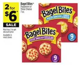 Dollar General Bagel Bites Pepperoni or Three Cheese offer