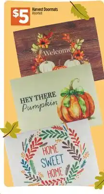 Dollar General Harvest Doormats offer