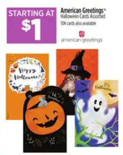 Dollar General American Greetings Halloween Cards offer