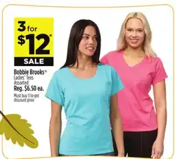 Dollar General Bobbie Brooks Ladies' Tees offer