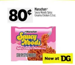 Dollar General Maruchan Saucy Noods Spicy Creamy Chicken offer