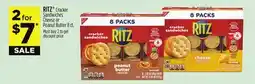 Dollar General RITZ Cracker Sandwiches offer
