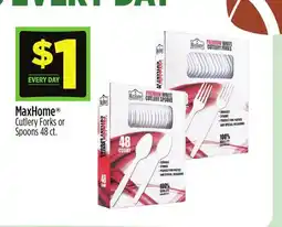 Dollar General MaxHome Cutlery Forks or Spoons offer