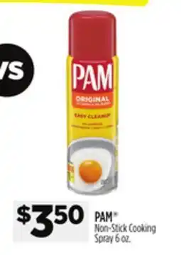 Dollar General PAM Non-Stick Cooking Spray offer