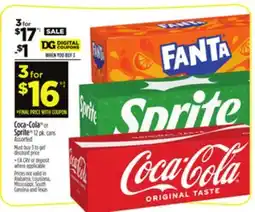 Dollar General Coca-Cola or Sprite offer