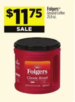 Dollar General Folgers Ground Coffee offer