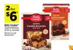 Dollar General Betty Crocker Supreme Brownies offer