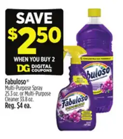 Dollar General Fabuloso Multi-Purpose Spray or Multi-Purpose Cleaner offer