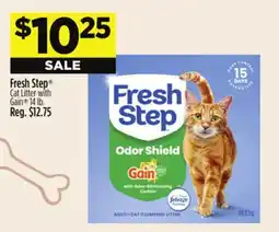 Dollar General Fresh Step Cat Litter with Gain offer