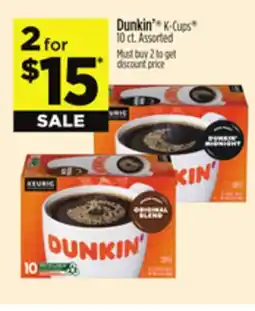 Dollar General Dunkin K-Cups offer
