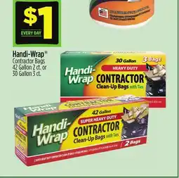 Dollar General Handi-Wrap Contractor Bags offer