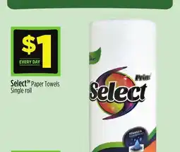 Dollar General Select Paper Towels offer