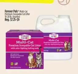 Dollar General Forever Pals Multi-Cat Premium Scoopable Cat Litter offer