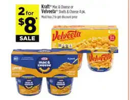 Dollar General Kraft Mac & Cheese or Velveeta Shells & Cheese offer