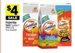 Dollar General Pepperidge Farm Goldfish FAMILY SIZE offer