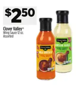 Dollar General Clover Valley Wing Sauce offer