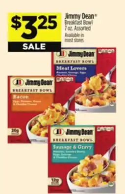 Dollar General Jimmy Dean Breakfast Bowl offer