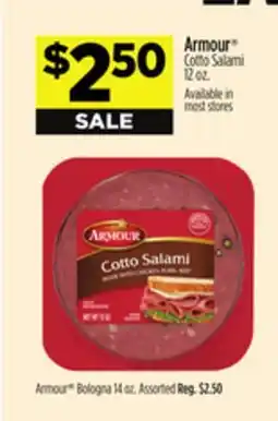 Dollar General Armour Cotto Salami offer